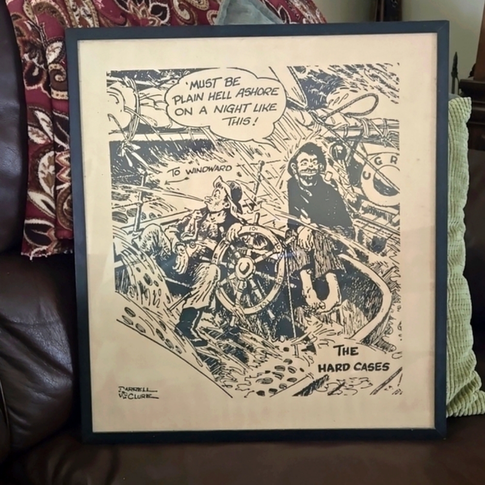 Darrell Mcclure 1944 yachtsmen print.